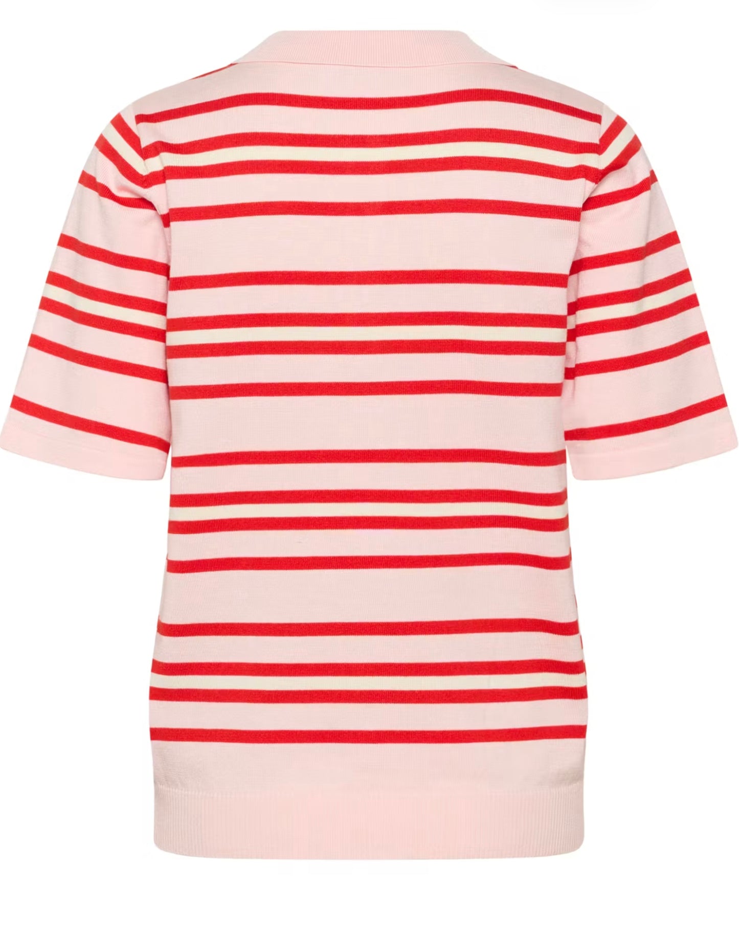 PilaSZ Polo Pullover - Chalk Pink/Red