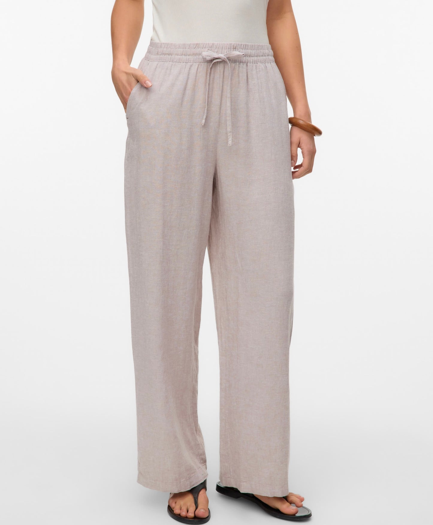 LINN HW PANTS WVN - Moon Rock