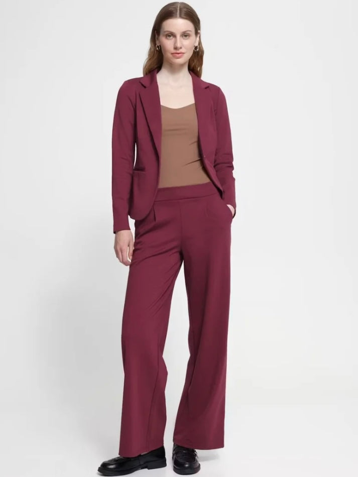 IHKATE WIDE LEG PANT - Rhododendron