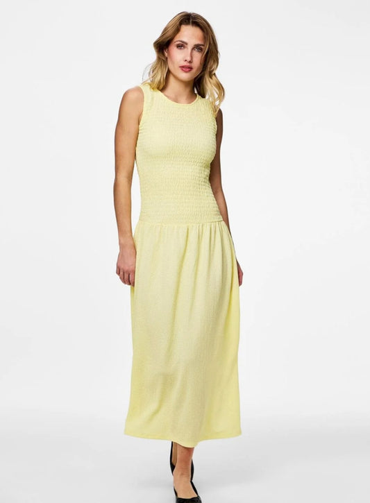 FESS SMOCK DRESS - French Vanilla