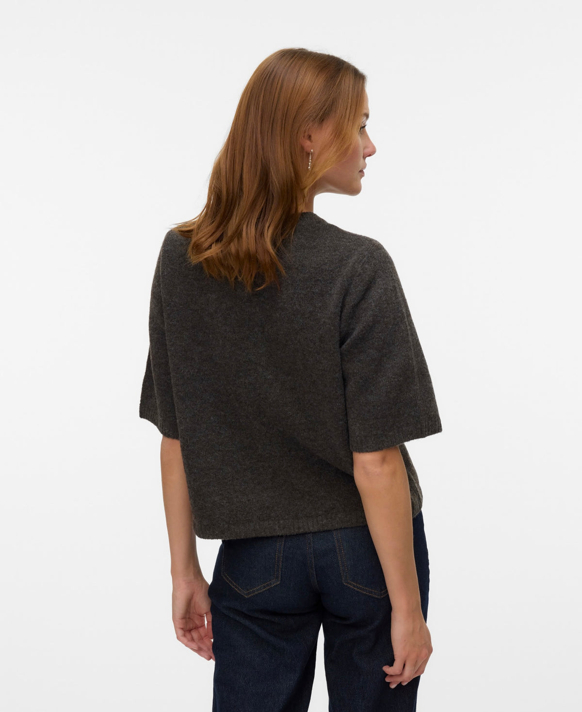 BOOM 2/4 O- NECK OVERSIZED PULLOVER - Chocolate Torte Melange
