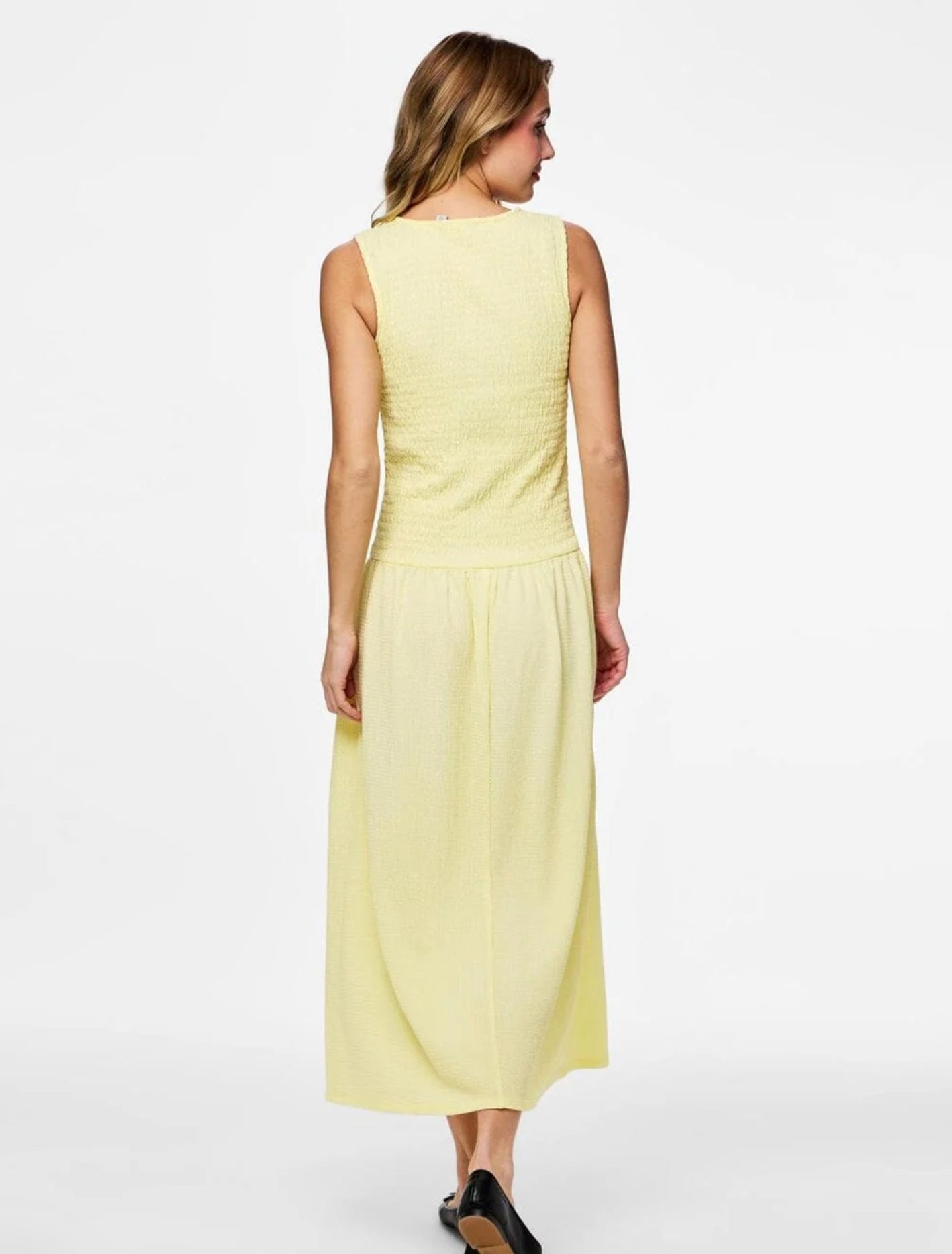 FESS SMOCK DRESS - French Vanilla