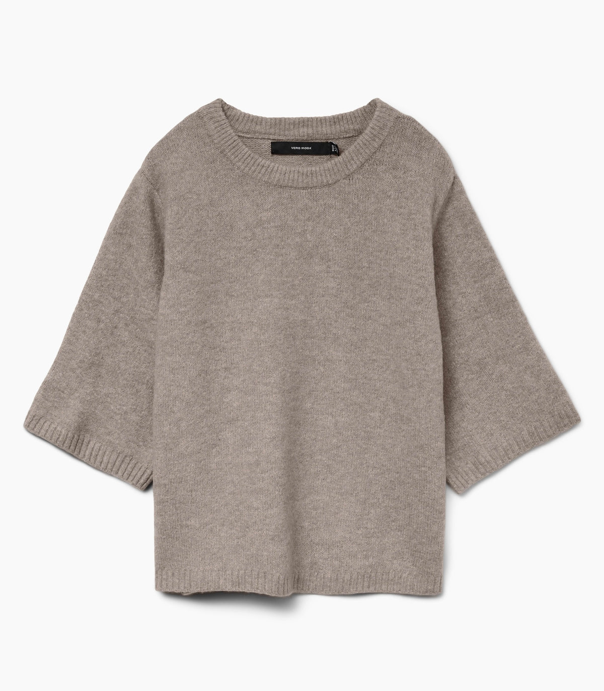 BOOM 2/4 O- NECK OVERSIZED PULLOVER - Moon Rock Melange