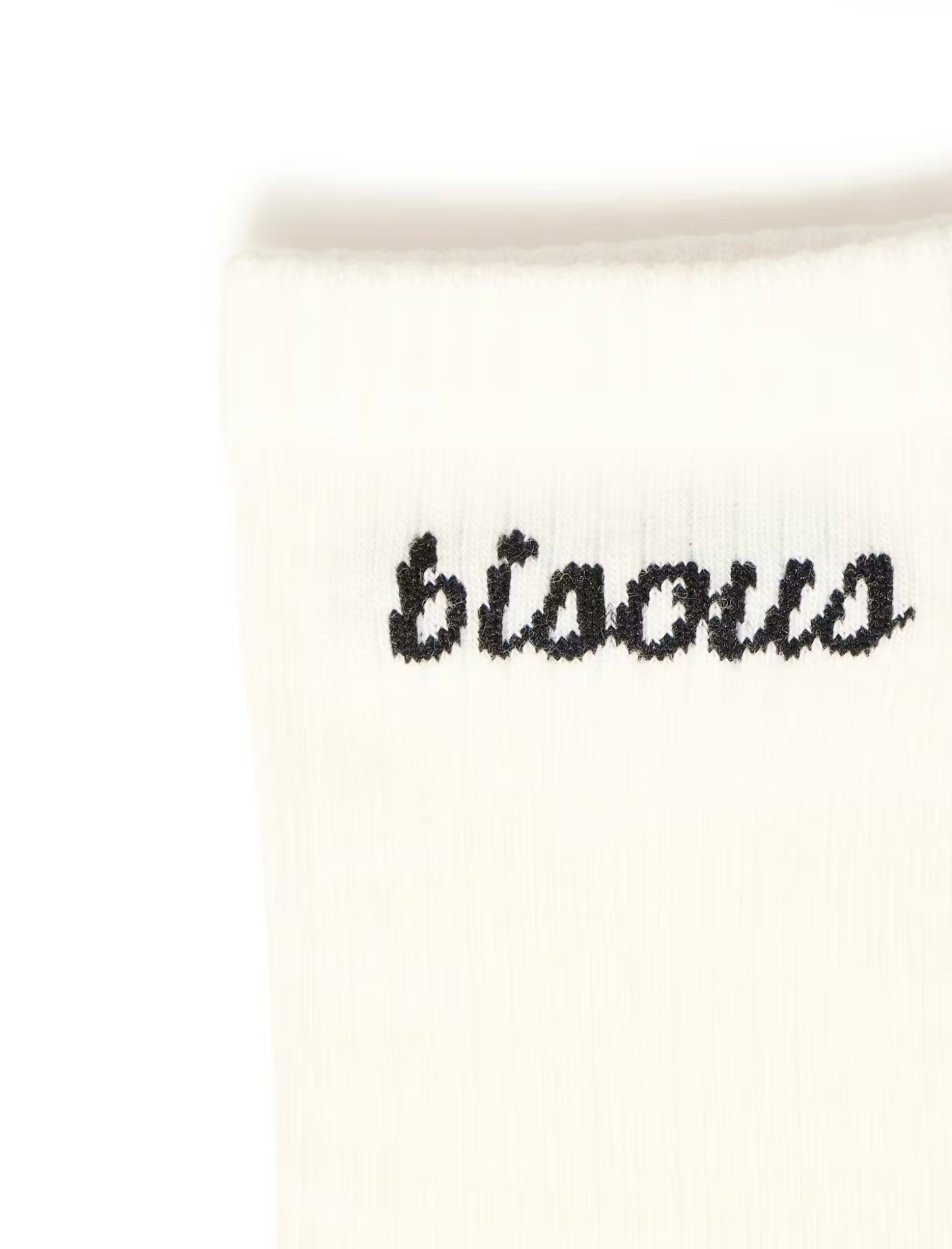 IAFRAKA SOCKS - Cloud Dancer / Black