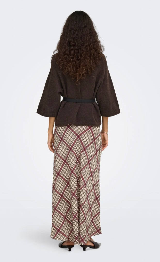 SIMONI 3/4 PULLOVER KNT - Coffee Bean