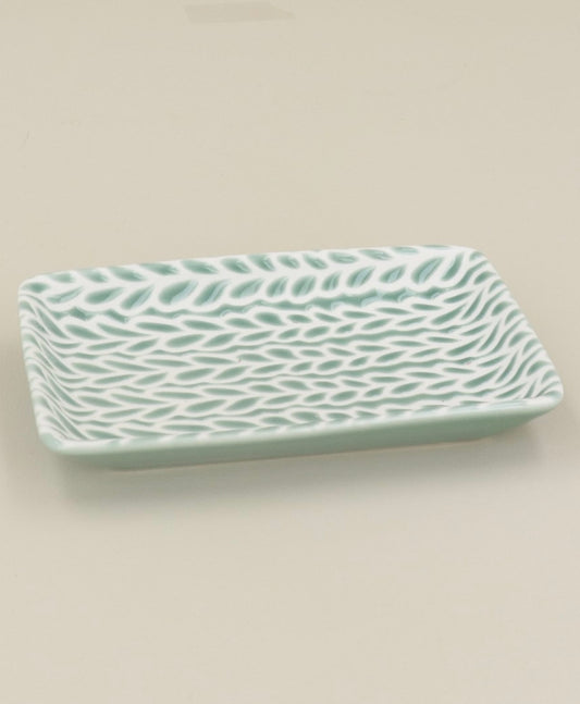 Small Trinket Dish - Green Vine