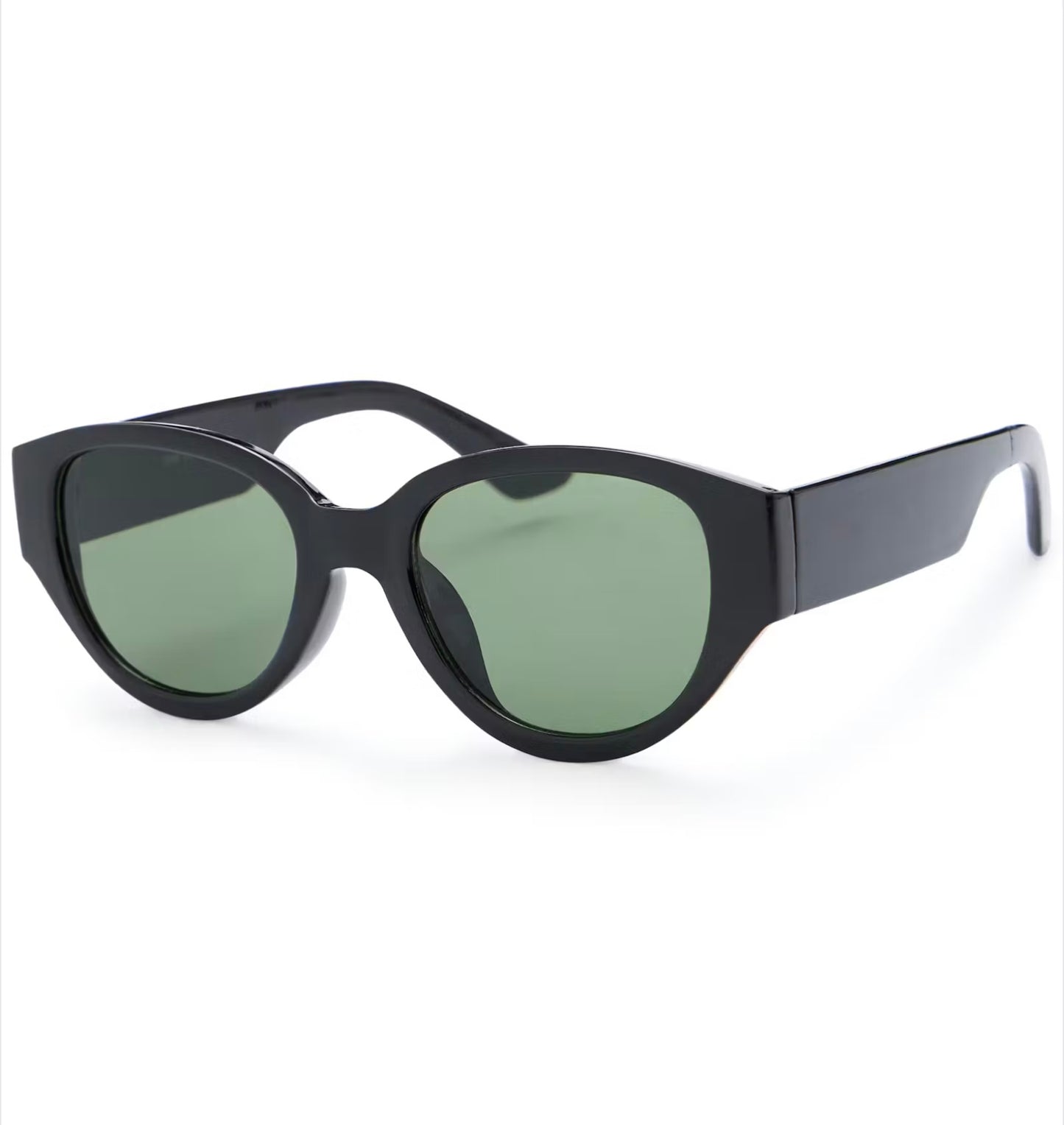 IASALLY SUNGLASSES - Black / Dark Green