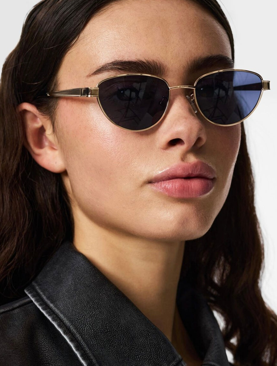 KATE SUNGLASSES - Blue / Gold