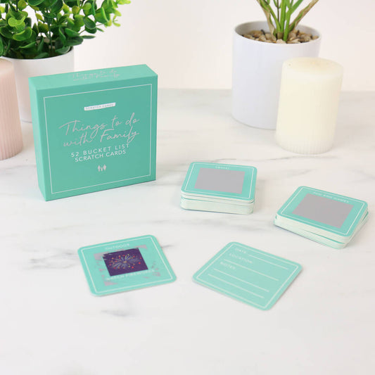 Things To Do With Family - 52 Bucket List Scratch Cards