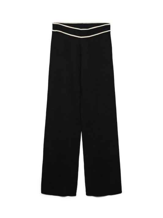 GOLD LOOSE CONTRAST PANT - Black / Birch