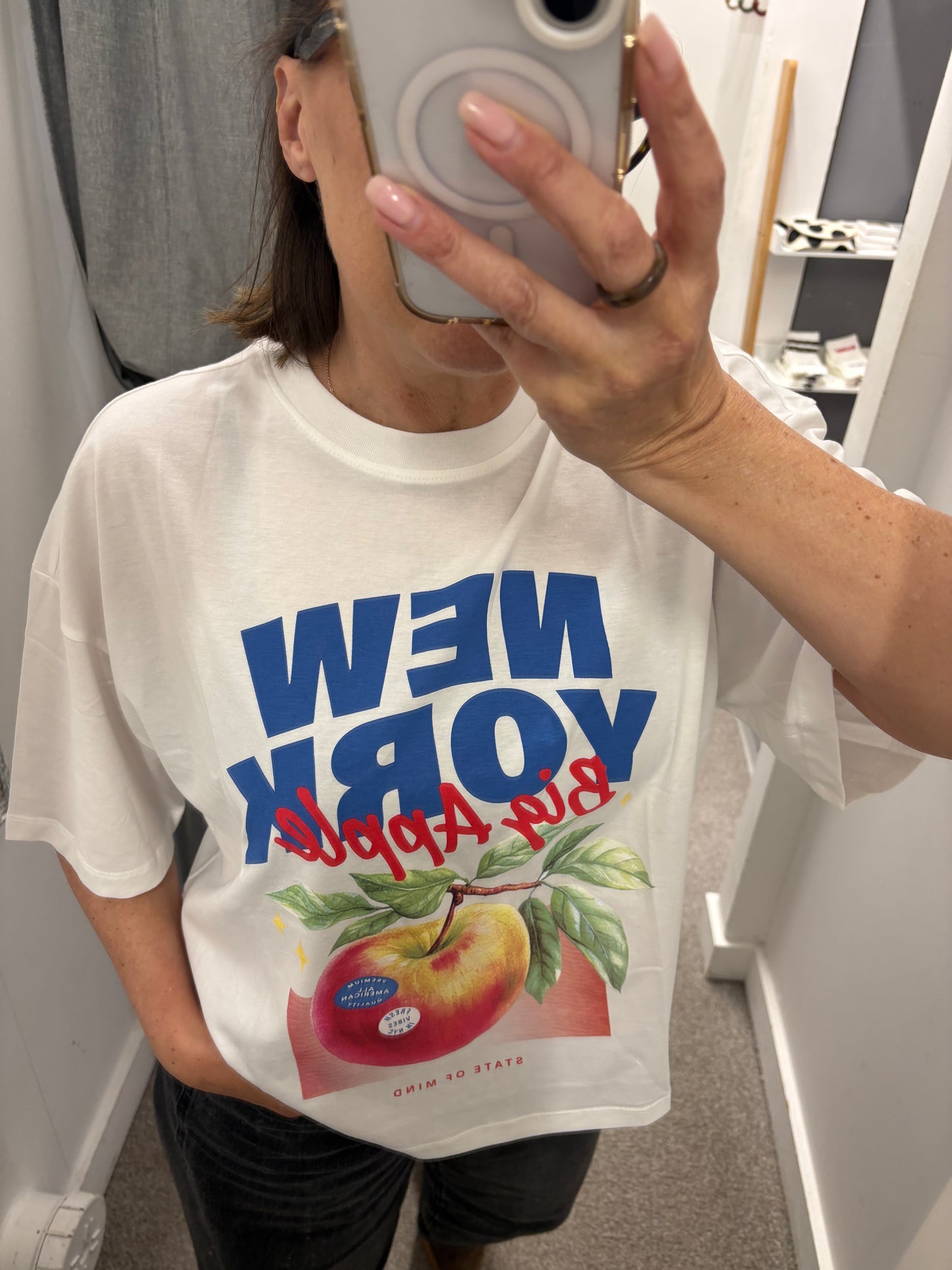 JOSSI S/S LIFE O-NECK TOP - White
