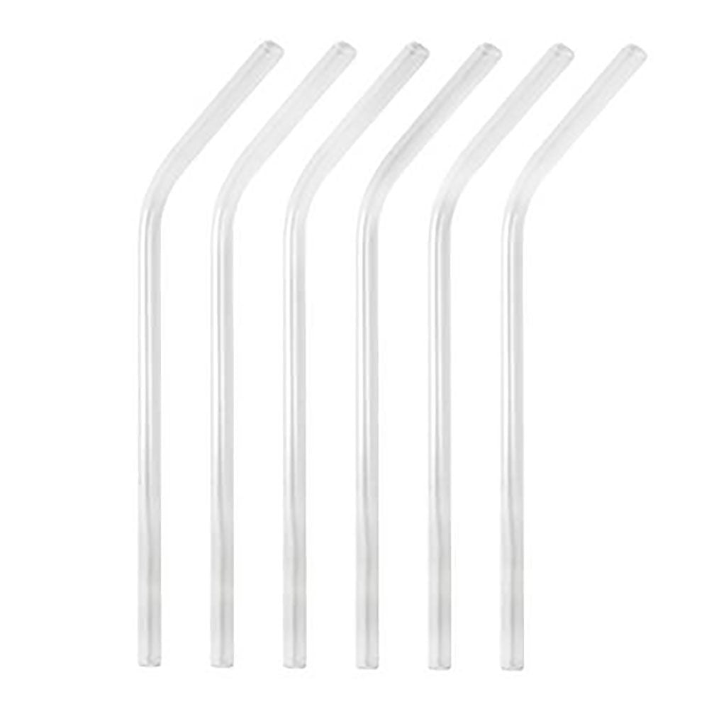 5 pack glass straws