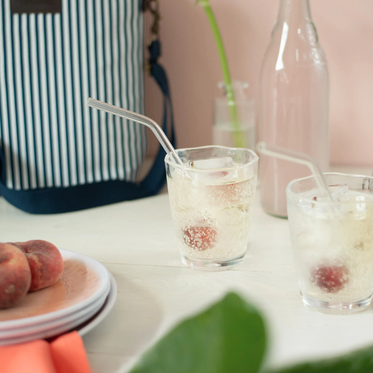 5 pack glass straws