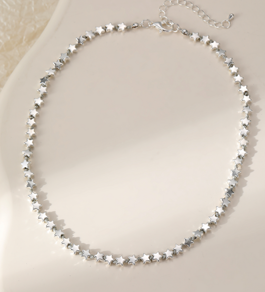 Star Necklace - Silver
