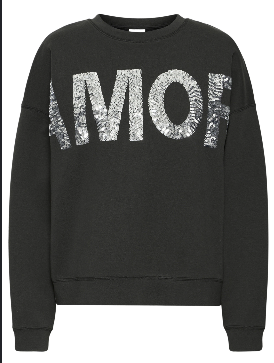 KELICIA SWEATER - Black / Silver ‘AMOUR’