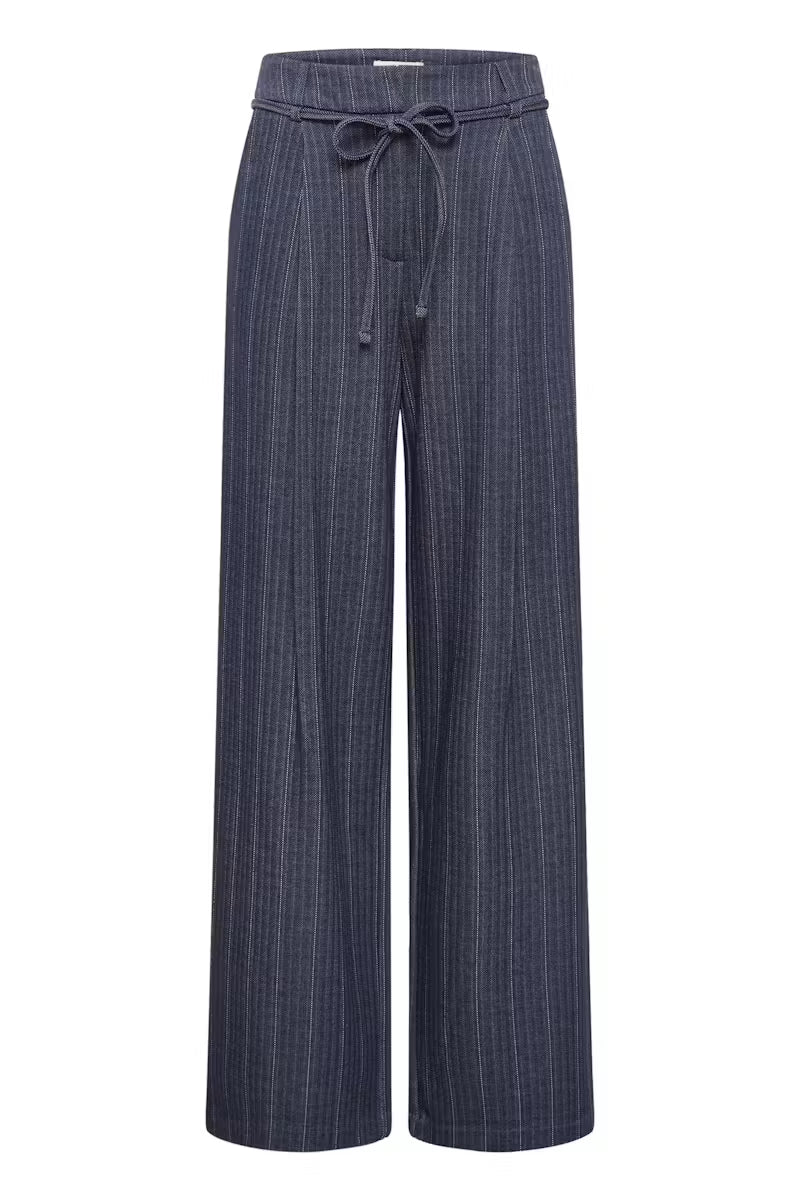 DARK BLUE JACQUARD STRIPE - Blue