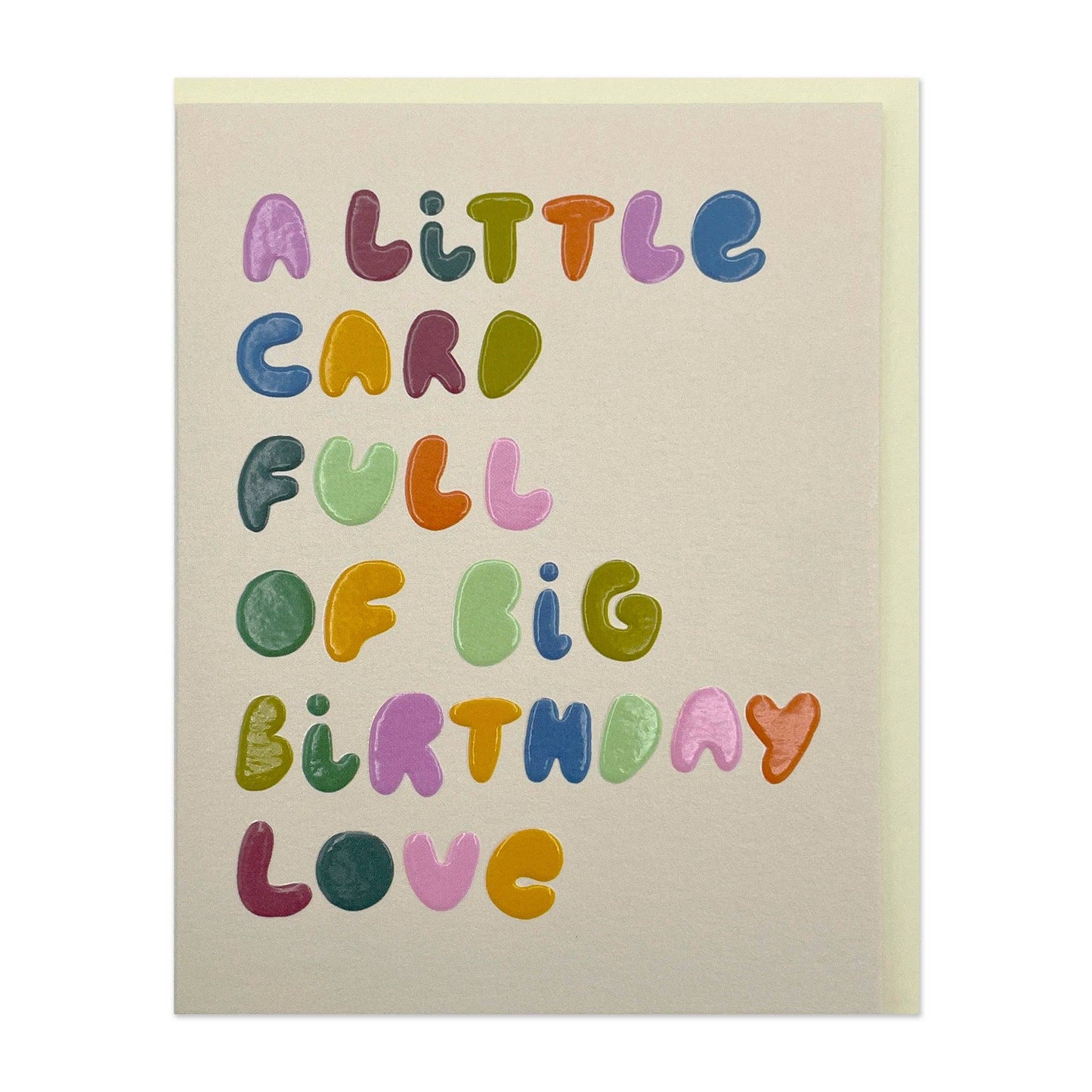 Little card full of big Birthday Love - Small Card