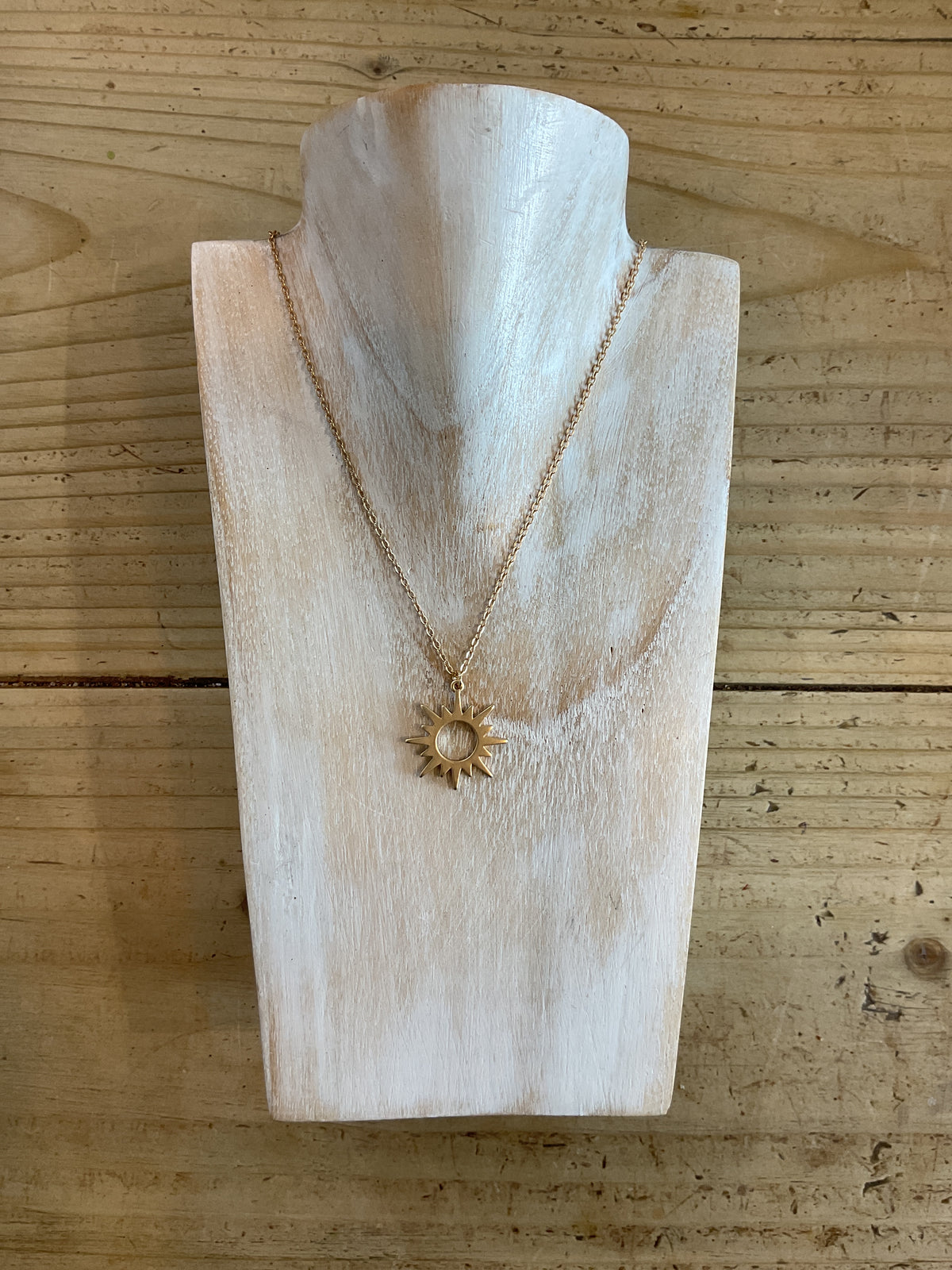 Isles and Stars- Sun Pendant Necklace