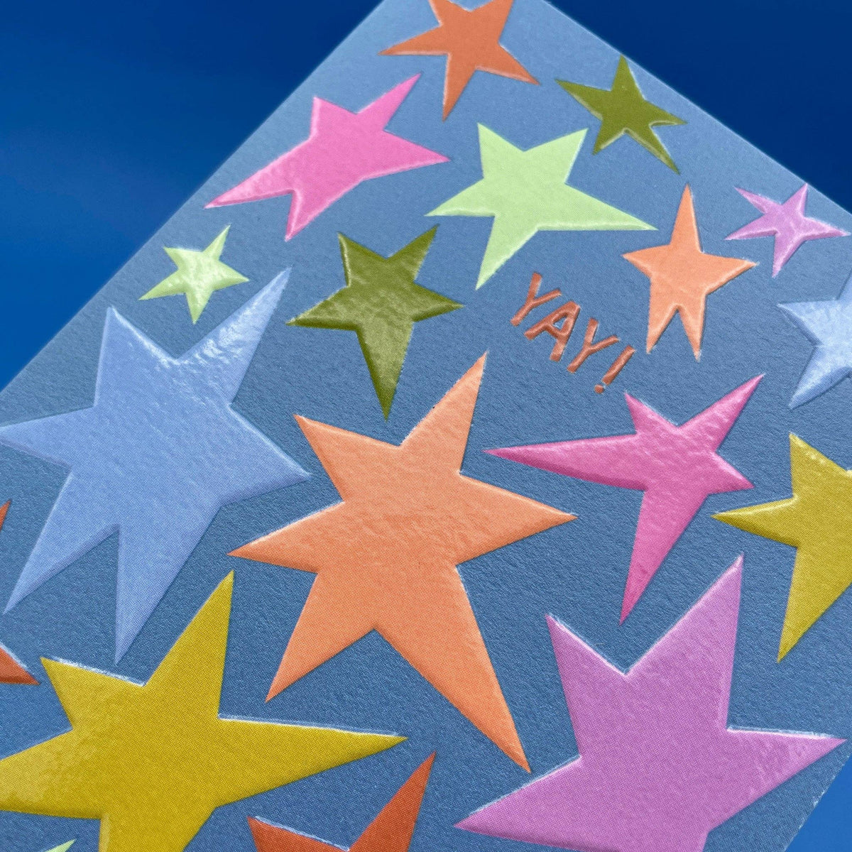 Yay Stars - Small Card