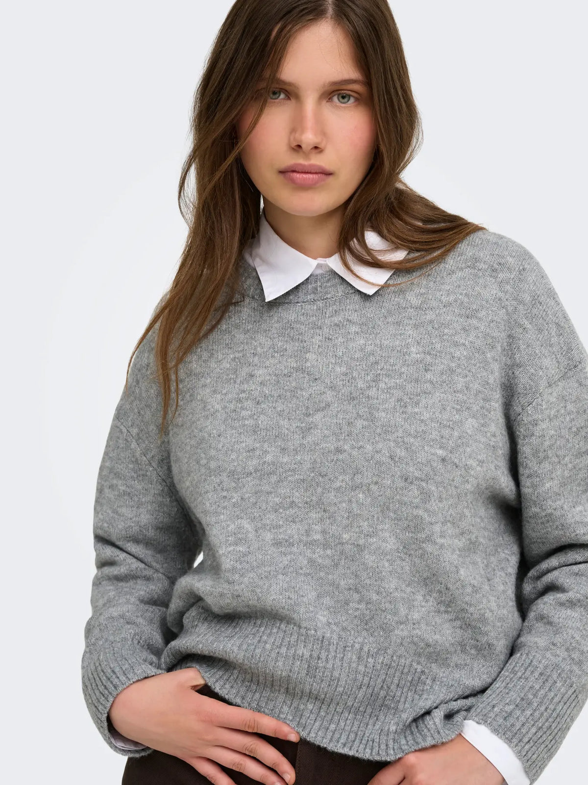 ONLALIVIA LS HI LO JPR - GREY